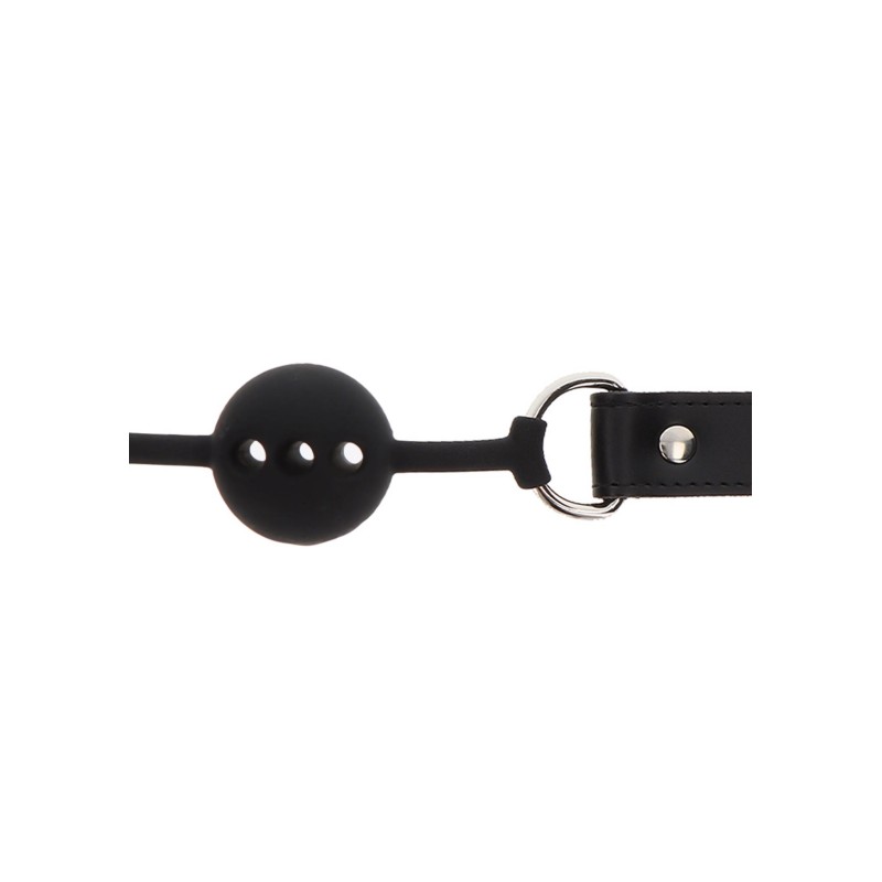 Silicone Ball Gag Black